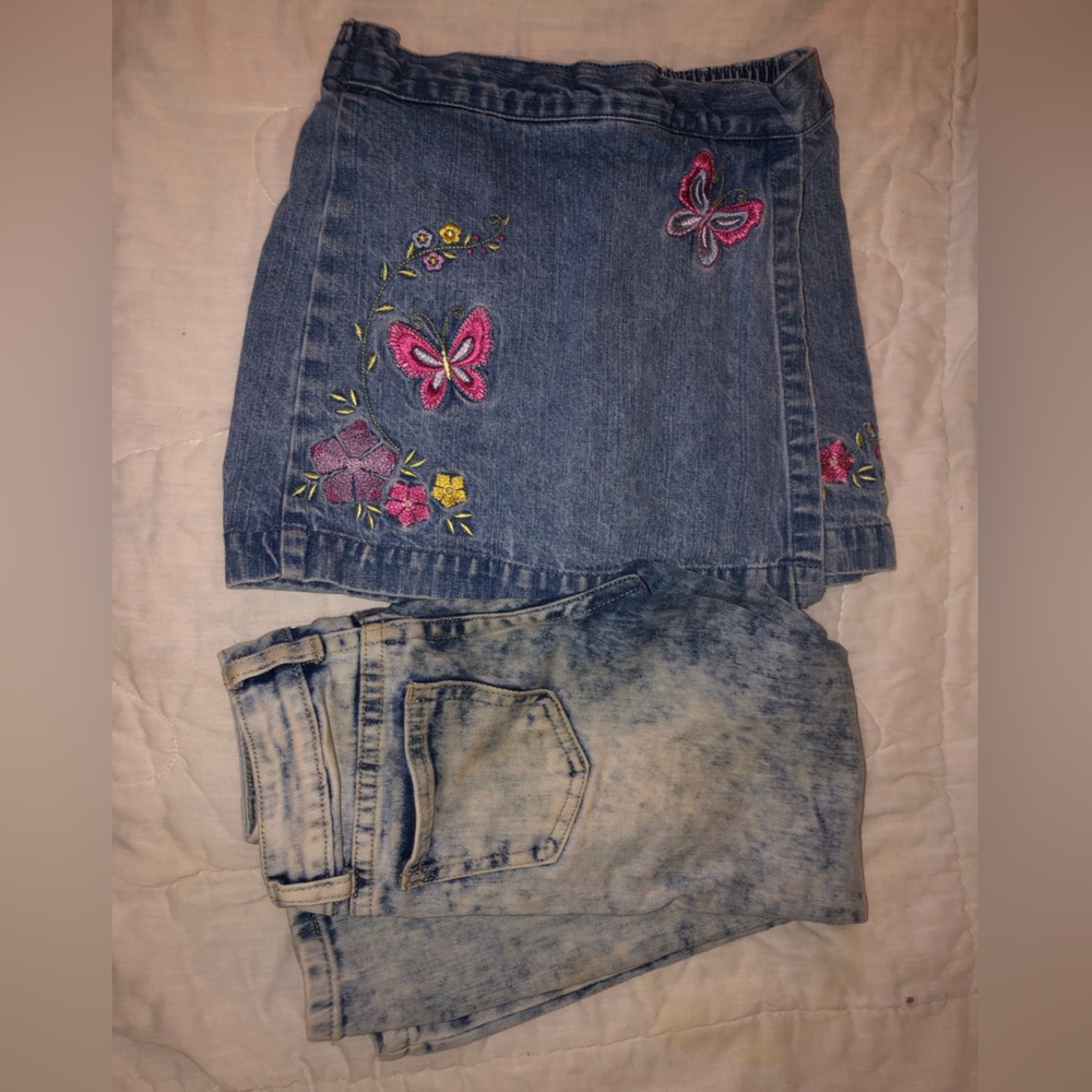 Cute Sonoma Denim Skort and VIP Jeans Sz 5